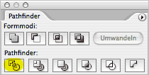 Pathfinder-Fläche aufteilen